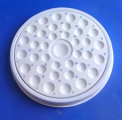China Round Dental Ceramic Mixing Slab(Wet tray )(Mixing tray ) (35 wells) supplier